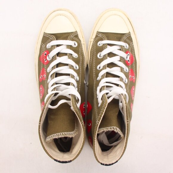 Converse Comme des Garçons Play x Chuck 70 Hi Women's Size 7 162973C Shoes - Picture 9 of 11